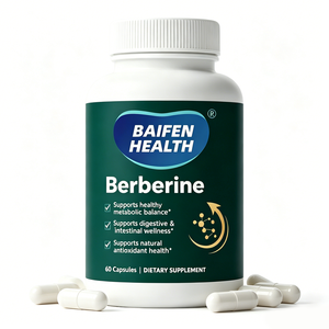 Cápsulas de Berberina de Marca Privada OEM/ODM, Equilibrio Metabólico, Bienestar Digestivo e Intestinal, Antioxidante - Product Image 1