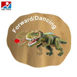 Colorido LED caminando Tyrannosaurus Rex dinosaurio juguete eléctrico <span class=keywords><strong>Robot</strong></span> de <span class=keywords><strong>Control</strong></span> remoto con tema Animal juguete de plástico luces brillantes - Product Image 4