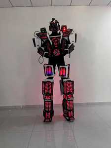 Costume de <span class=keywords><strong>robot</strong></span> LED lumineux pour performance en salle de bal, unisexe adulte, le plus vendu - Product Image 6