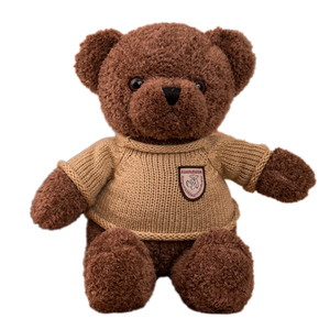 Thời Trang Mới Bán Đồ Chơi Trẻ Em Mỹ Cổ Điển Quà Tặng Áo Len Gấu Bông Đồ Chơi Nhồi Bông Cỡ 35Cm - Product Image 1