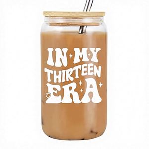 Verre à café transparent personnalisé VivaJoy – Cadeau de mariage souvenir pour la mariée et le couple, design moderne, incassable - Product Image 4