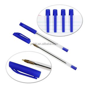 Wholesaler Ballpoint Manufacturers Bulk Cheap 1Mm Blue Plastic Point 50 Pcs Boxed Ball <b>Pen</b> - Product Image 3