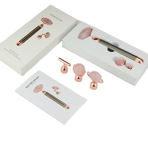 Électrique vibrant rose quartz <span class=keywords><strong>jade</strong></span> <span class=keywords><strong>rouleau</strong></span> pour le visage - Product Image 5