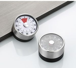 Recordatorio de cocina Temporizador mecánico Reloj despertador giratorio con imán Atracción magnética - Product Image 6