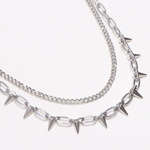 Waist <b>Chain</b> Double Layer Spike Alloy Hip Hop Streetwear <b>Jeans</b> Accessory Casual Men's Punk Metal Pants <b>Chain</b> - Product Image 4