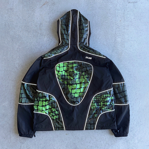 Chaqueta Termosensible con Diseño Personalizado, Chaqueta Cortavientos de Nailon con Franja Reflectante 3M, Chaqueta Termosensible - Product Image 2