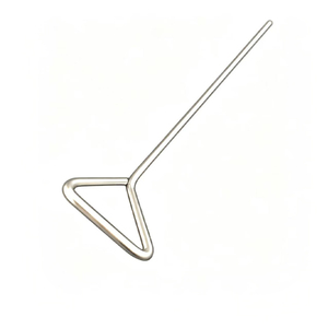 Espalda de Laboratorio Triangular de Acero Inoxidable de 4 cm para Microbiología, Espalda para Placas de Agar, Autoclavable - Product Image 1