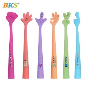 Wholesale Customized 1.0mm Plastic Ballpoint <b>Pen</b> Cute Fingers Design for Ki Writing Promotional <b>Pen</b> - Product Image 2