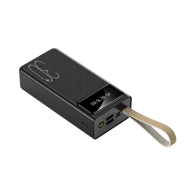 M-Queen Custom High Capacity Li-Polymer Battery Portable Fast Charging Power Bank 30000mAh 50000mAh LED Display Outdoor Use