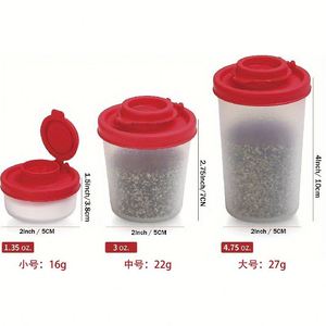 Custom New <b>Spice</b> <b>Jars</b> With Caps Clear Plastic Seasoning Bottles Round Food Safe Storage Containers for Travel Kitchen - Product Image 2