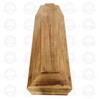 Ataúd Ecológico de Madera de Paulownia, Certificado FSC, Estilo Europeo, Tamaño Personalizado