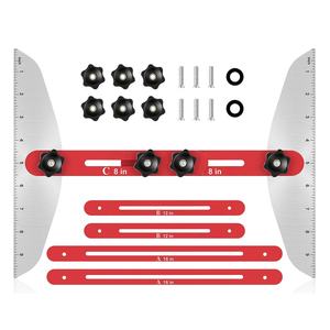 Outil de disposition de jauge d'étagère de gabarit de bande de roulement d'<span class=keywords><strong>escalier</strong></span> de travail du bois - Product Image 1