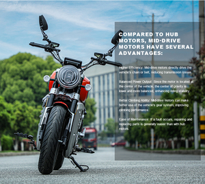<span class=keywords><strong>Moto</strong></span> Elettrica con Doppio Freno a Disco Idraulico, 3000W 72V, Pneumatici Larghi Sportivi, Baricentro Basso, Certificazione EEC CE - Product Image 6