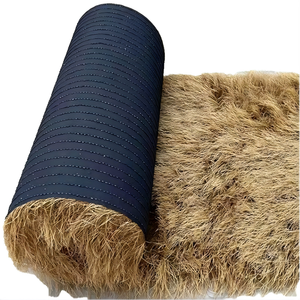 Toiture en chaume artificiel jaune, 43 rangées, épaisse et dense, en plastique écologique, pour décoration murale et usage en jardin, 1m/2m*20m/<span class=keywords><strong>rouleau</strong></span> - Product Image 4