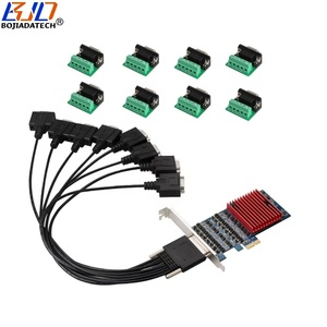PCI-E X1 PCIe 1X 8 * RS422 RS485-Erweiterungs-Riser-Karte mit foto elektrischer Isolation Multifunktion konverter <span class=keywords><strong>ASIX</strong></span>/AX9900 - Product Image 6