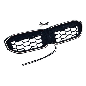 Calandre LED lumineuse BMW G20, maille hexagonale, pare-chocs avant, édition Météore Série 3 2023-2025, matériau ABS - Product Image 1