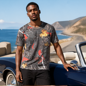 Custom Men's Print <b>T</b> <b>Shirt</b> Short Sleeve Crew Neck <b>Pocket</b> Tee OEM ODM Low MOQ Streetwear Top - Product Image 6