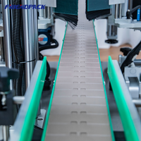 Machine d'étiquetage automatique double face UPK certifiée CE, machine d'étiquetage pour bouteilles carrées, machine d'étiquetage d'autocollants imperméables