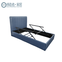 Cadre de lit moderne innovant avec mécanisme motorisé intelligent de levage et de bricolage à gaz stable pour lit de rangement de chambre à coucher