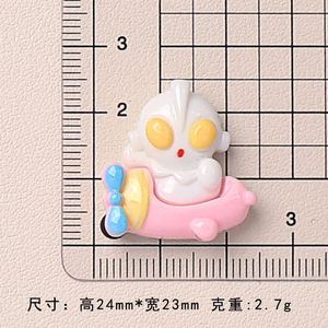 Ultraman Resin Charms Monster Cartoon <span class=keywords><strong>Sero</strong></span> Diy Decor pour coque de téléphone Pince à cheveux - Product Image 6