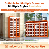 Casier intelligent de retrait de commandes à emporter, armoire de livraison de repas isotherme pour immeubles de bureaux et communautés résidentielles