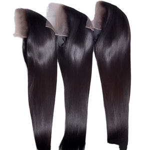 Invisibles donde realmente importan: pelucas de cabello humano virgen sin procesar con frente de encaje transparente que se integran perfectamente en cualquier tono de piel. - Product Image 1