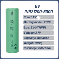Untuk Baterai IMR 18650 50PL 3.6V 5000mah 25C/120A Sel LiNiMnCoO2 1200 Siklus, Baterai Daya untuk Senter dan Drone