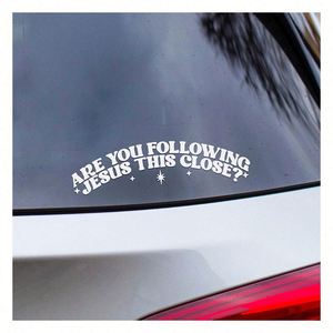 Custom Waterproof Funny Religious Laptop <b>Decal</b> Vinyl Die Cut Novelty Car <b>Window</b> Bumper <b>Decals</b> Outdoor Vehicle Use - Product Image 1