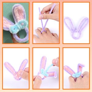 Tiges de fleurs en fil de fer de 8 mm, couleur personnalisée, haute qualité, sûres et écologiques, pour pivoines, nettoyeurs de tuyaux, fournitures d'artisanat - Product Image 5