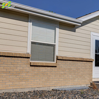 Revêtement extérieur en ciment à grain de bois résistant aux intempéries pour villa, terrasse composite, panneau en fibre-ciment