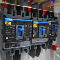 Conjunto Completo de Caja de Distribución de Energía Industrial de 250A, Una Entrada y Tres Salidas, Tablero de Distribución Hierárquico para Edificios Comerciales
