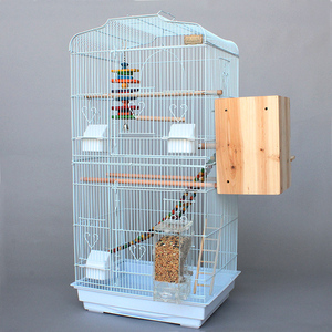 Zwarte Grote Kooi Grote Papegaai Outdoor Volière Grote Vogelkooien Met Broeddoos - Product Image 1