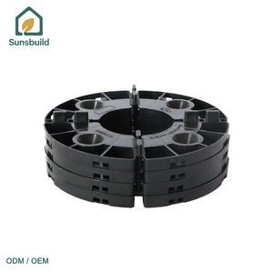Sunsbuild Heavy Duty 10mm Fixed Height Plastic Pedestals for Deck Joist Support Outdoor <b>Decking</b> and Landscaping Project - Product Image 5