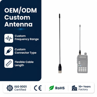 Antenne LoRa 433 MHz S MA Mâle 5dBi à gain élevé, mini-antenne fouet pour module IoT, passerelle sans fil, prise en charge OEM personnalisée