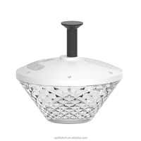 Mini fontaine portable d'extérieur pour musique mobile Lumière LED RVB flottante Haut-parleur Bluetooth Haut-parleurs étanches avec Bluetooth