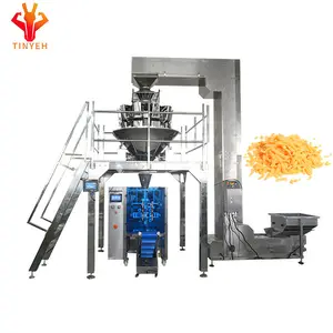 Saco de plástico vertical para embalagem de alimentos, batata, queijo ralado, máquina de embalagem