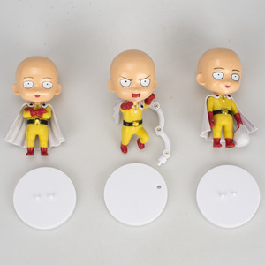 Juego de 3 Figuras de Acción de <span class=keywords><strong>One</strong></span> <span class=keywords><strong>Punch</strong></span> <span class=keywords><strong>Man</strong></span>, Saitama, Juguetes de Dibujos Animados Japoneses, Figuras de Anime, Manualidades de Plástico - Product Image 3