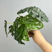 Grandes feuilles artificielles de Monstera, végétation réaliste et écologique, plantes artificielles pour la décoration du salon, mariage, Noël