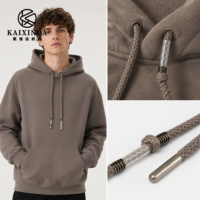 Cordon de serrage tressé personnalisé avec embout métallique pour sweats à capuche, pantalons de survêtement, shorts, vêtements et accessoires