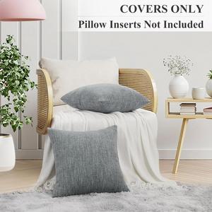 Solid Cushion Home Decor Linen Case Pillow Cover for <b>Sofa</b> <b>Bed</b> Car Seat Customized - Product Image 5