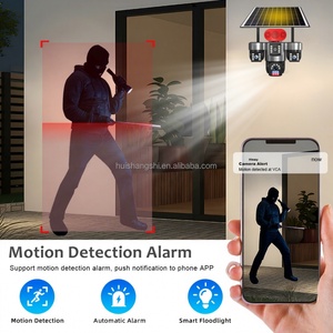 Caméras de surveillance IP sans fil Hieasy 36MP 4G avec carte SIM, 4 objectifs, 3 écrans, WiFi 5G, alimentées par énergie solaire, PTZ extérieur - Product Image 3