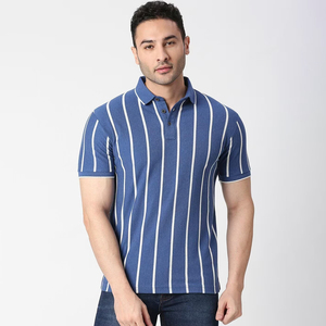 Polo de Hombre de Alta Calidad a Precio Económico, 100% Algodón, Casual, Estampado, Tejido de Punto, Manga Corta, Tallas Grandes - Product Image 1