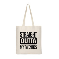 Sac fourre-tout en toile de coton semi-blanche naturelle anti-poussière imprimé avec logo personnalisé pour shopping