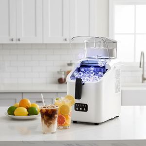 Household <b>Small</b> Bullet <b>Ice</b> Maker Dormitory Coffee Companion Fully Automatic Solid 150w <b>Ice</b> Making <b>Machine</b> - Product Image 6