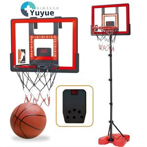 <span class=keywords><strong>Canestro</strong></span> da <span class=keywords><strong>Basket</strong></span> Pieghevole da Esterno - Tabellone Segnapunti Elettronico Silenzioso e Design per Schiacciate - Product Image 1