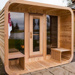 Sauna con cápsula de luz roja para exteriores para 2 personas con función de masaje para el bienestar del hogar - Product Image 2