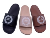 Logo personnalisé Guess Sandales plates anti-glissantes à bout ouvert pour femmes pour la plage Position haute