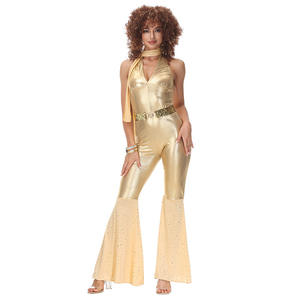 Robe fantaisie pour femmes, <span class=keywords><strong>Costume</strong></span> de danse reine des années 1970, costumes de discothèque Diva Pop Star - Product Image 5