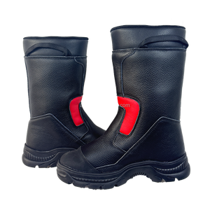 Stivali Pull-on da vigile del fuoco in pelle 15090 stivali da vigile del fuoco ignifughi Anti-strappo antistatico impermeabile - Product Image 2