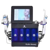Appareil portable 14-en-1 Hydra Water Peeling pour le raffermissement du visage, la dermabrasion, le soin de la peau, le nettoyage en profondeur et l'oxygénation hydro.